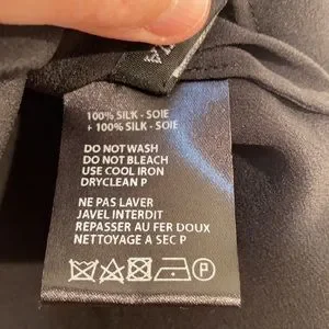 新品未使用　HAIDER ACKERMANN BLACK silk100% Haider Ackermann | Tops | Haider Ackermann Black 0 Silk